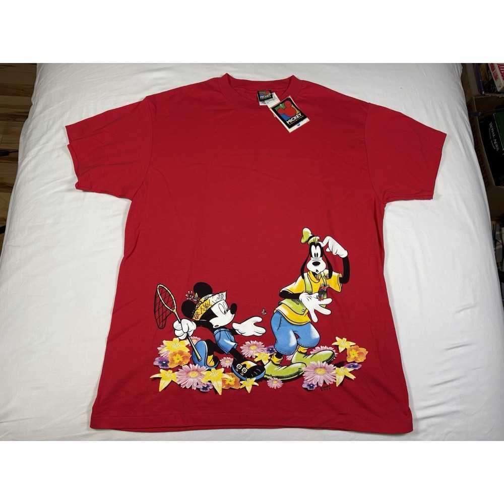 Vtg 90s Disney Mickey Unlimited Goofy T Shirt XL NWT WalMart Jerry Leigh Single